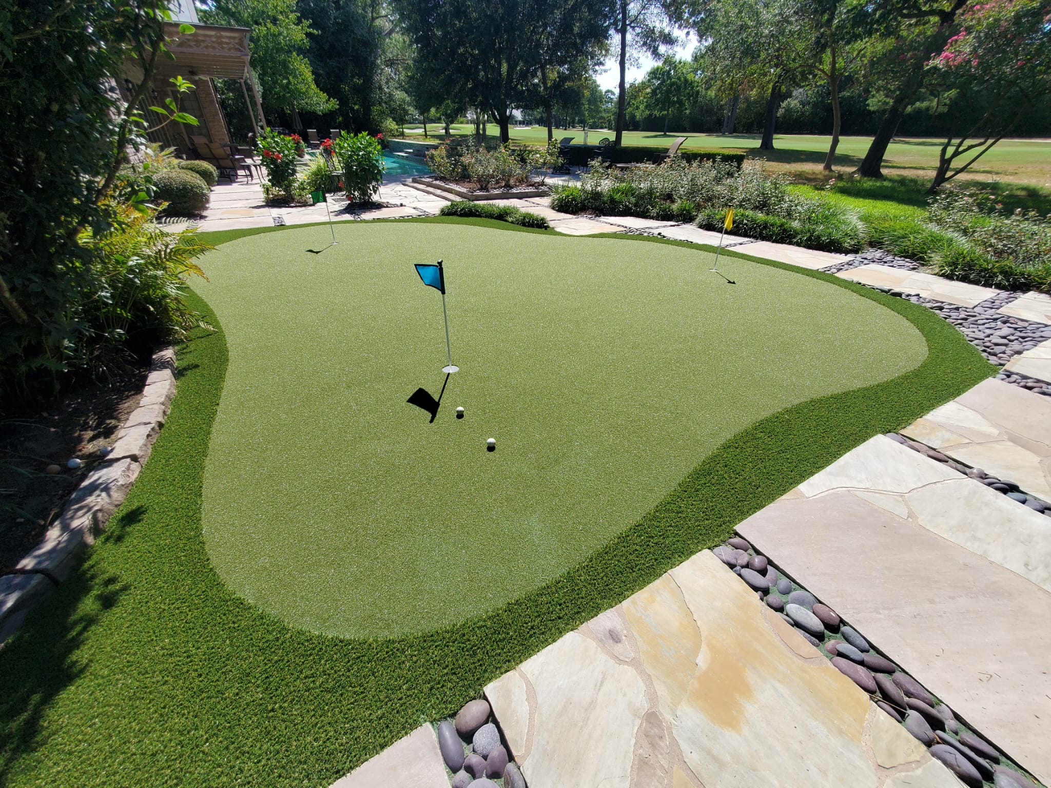 Putting Green Installation in League City, TX